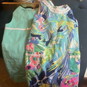 Two Lilly Pulitzer toddler dresses